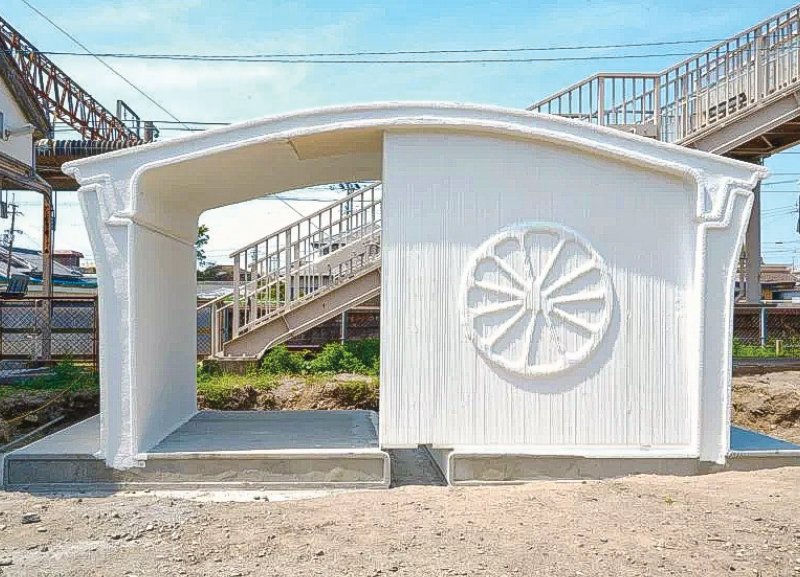 Japan’s 3D-printed Railway Station