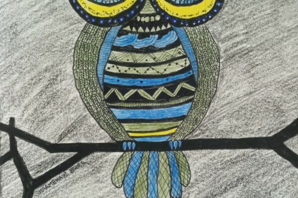 Zentangle Owl