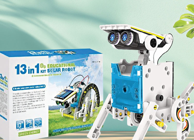 Eyesign Stem 13-in-1 Educational Kit: Solar Robot