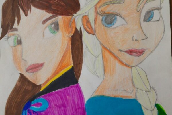 The Queen of Snow: Anna & Elsa