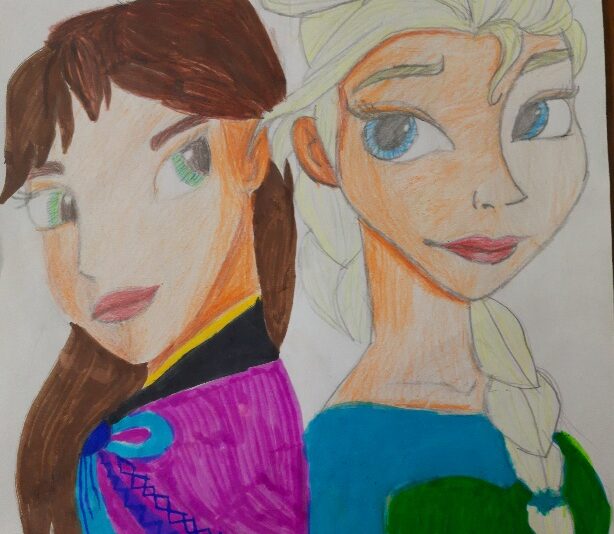 The Queen of Snow: Anna & Elsa