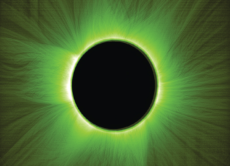 Artificial Solar Eclipse Created