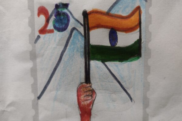 Stamp making (Kargil Vijay Diwas)