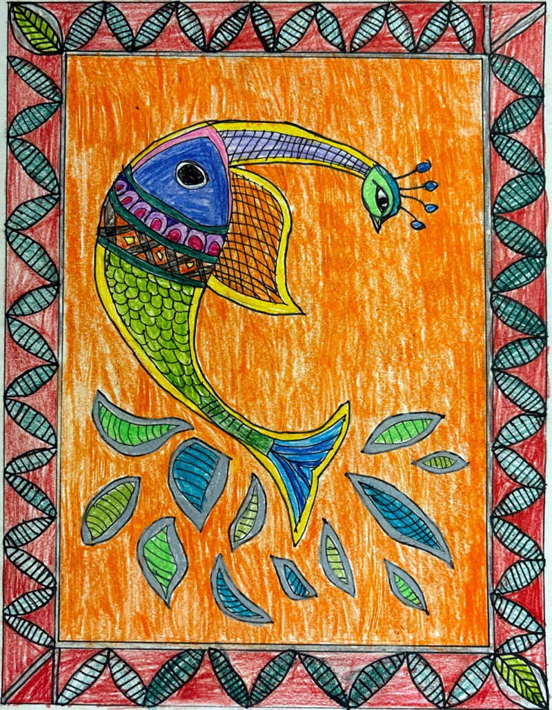Madhubani Fish