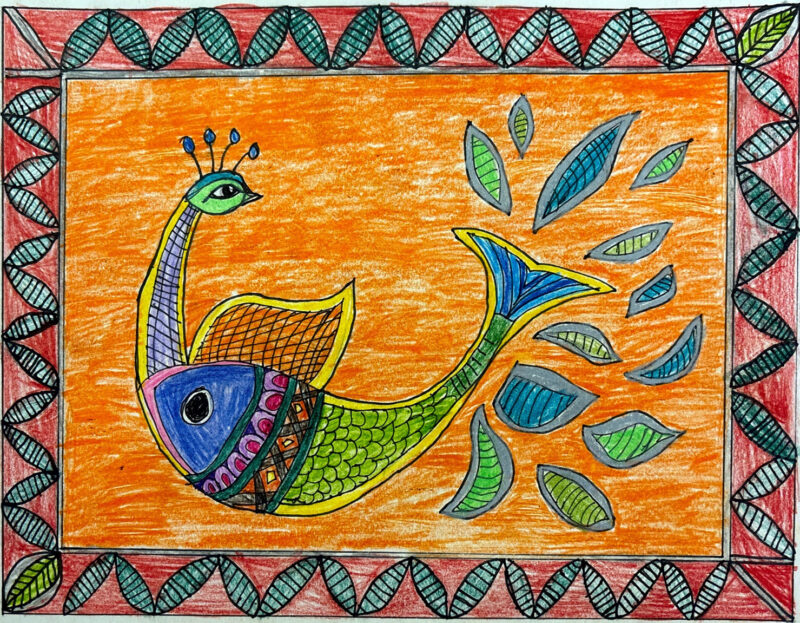 Madhubani Fish