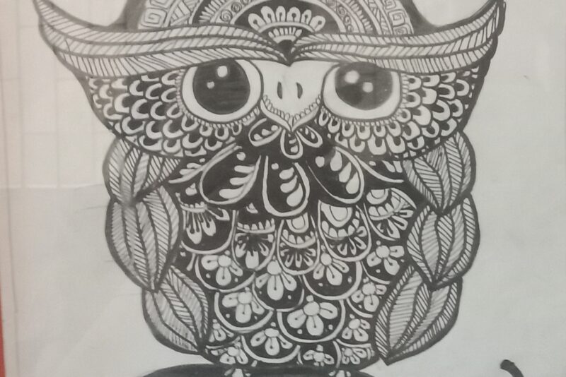 Owl Warli Art