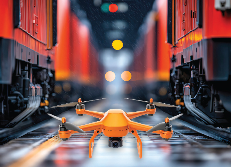 Drones That Clean Trains