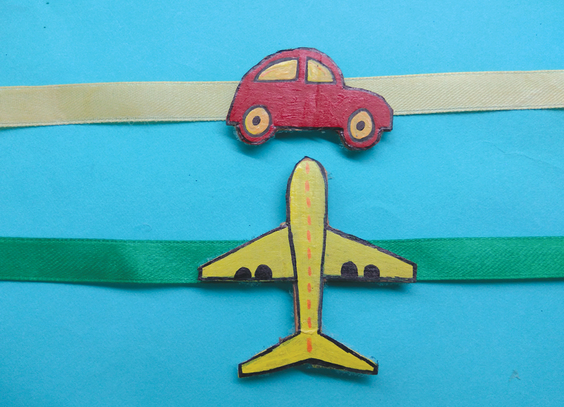 Aeroplane and Car Rakhis