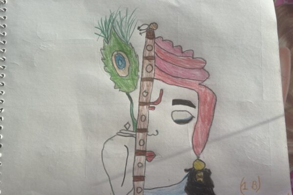 My Janmashtami Art