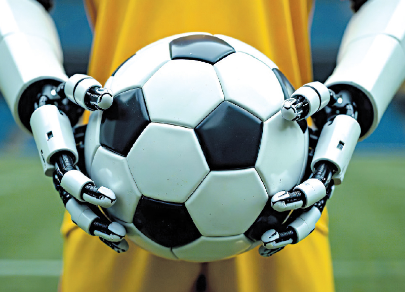 Humanoid Robots Play Football 