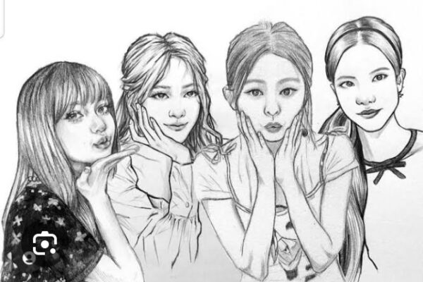 Black Pink Sketch