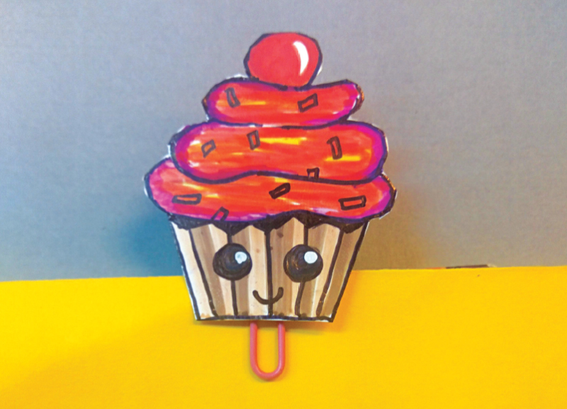 Cupcake Bookmark