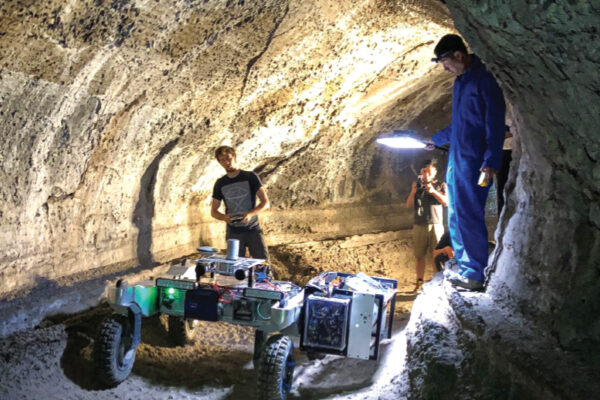 Examining Lava Caves 