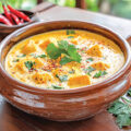 Leider Chaman (Yellow Paneer Curry)