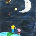 A Conversation Under the Moonlit Sky