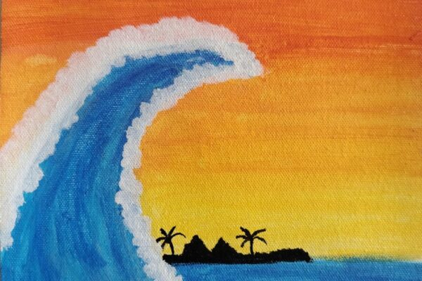 Evening Sunset on the Beach