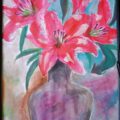 The Beauty of a Bouquet: Still Life with Pink Lilies