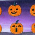 Spooky Halloween Pumpkin Faces