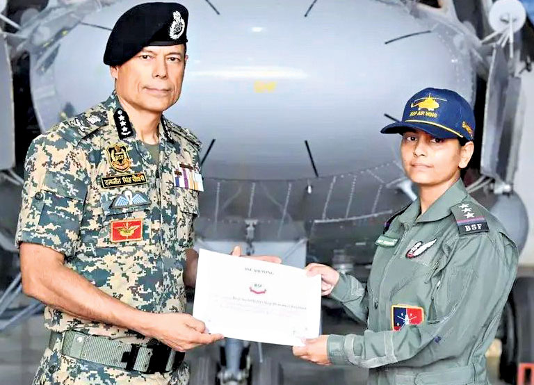 Meet BSF Air Wing’s First Female Flight Engineer