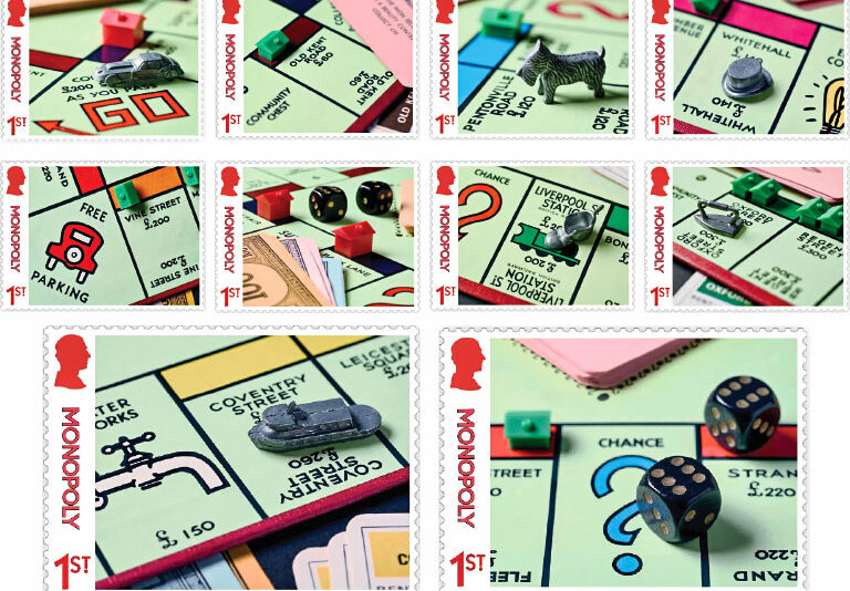 Stamps Commemorating Monopoly