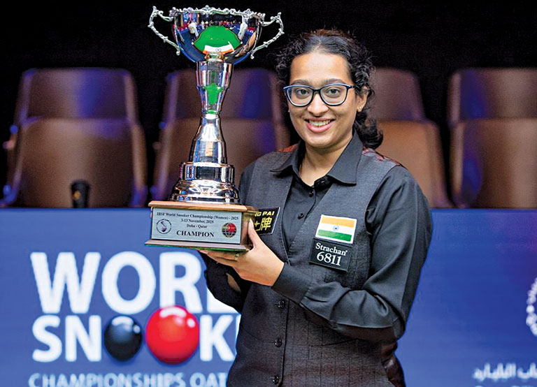 Indian Snooker Player from Chennai Creates History