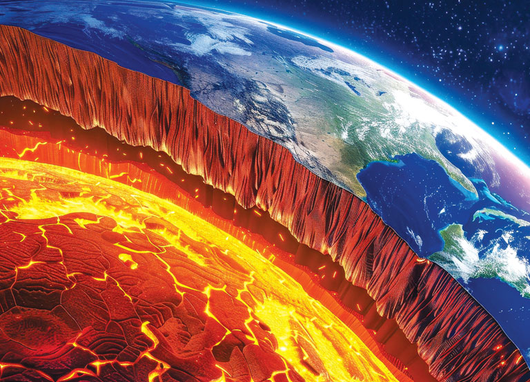 Rare Geological Activity Seen