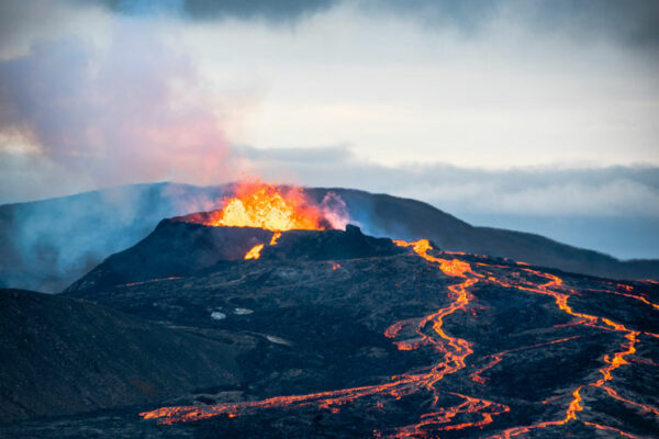Volcano Erupts Suddenly
