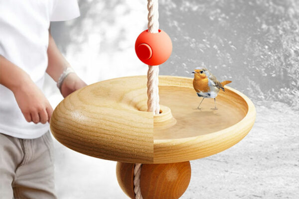 Bird-feeding Swing Created