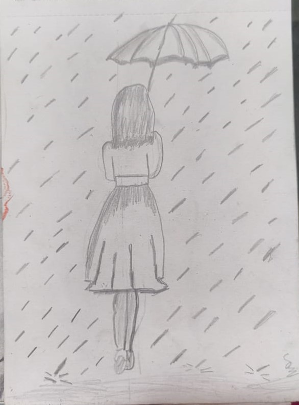 Girl in Rain
