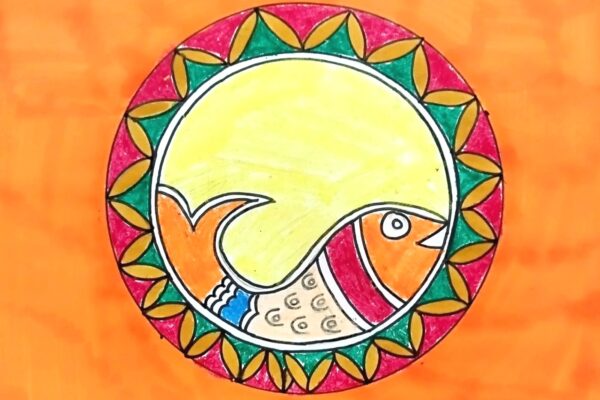 Mandala Fish Art