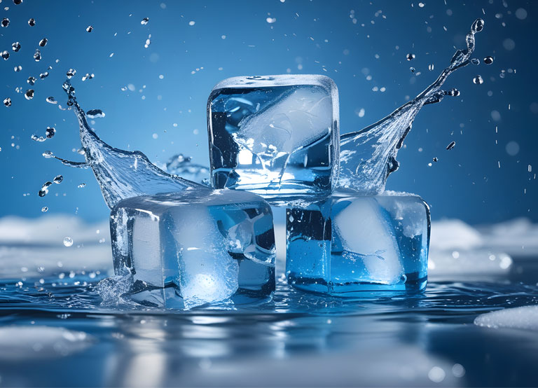 What Happens to Ice Cubes in Still Water?